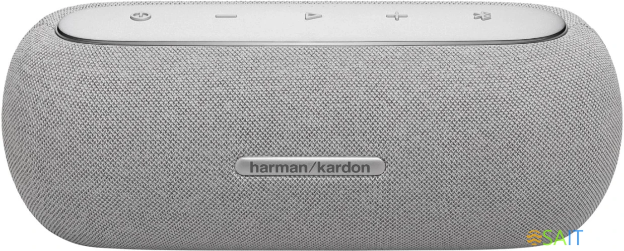 Колонка порт. Harman Kardon Luna Google Assistant, Amazon Alexa серый 40W 1.0 BT/Wi-Fi 4800mAh (HKLUNAGRYEU)