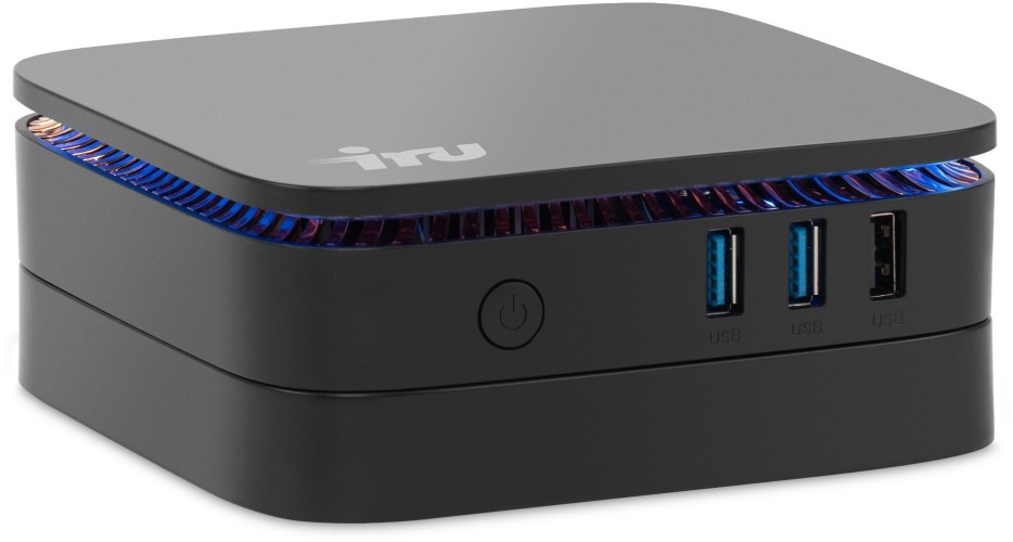 Неттоп IRU 110JLCN Cel N5105 (2) 8Gb SSD256Gb UHDG Windows 11 Professional GbitEth WiFi BT черный (1975164)