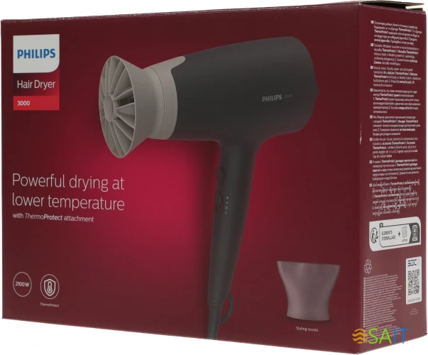 Фен Philips BHD351/10 2100Вт черный