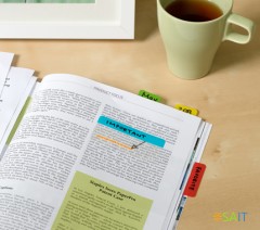 Закладки самокл. разделители пластиковые Stick`n 21359 37x50мм с цветным краем 3цв.в упак. 10лист на линейке европодвес