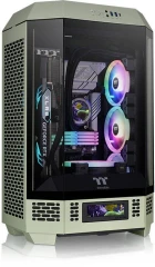 Корпус Thermaltake The Tower 300 Matcha зеленый без БП mATX 8x120mm 6x140mm 2xUSB3.0 audio bott PSU