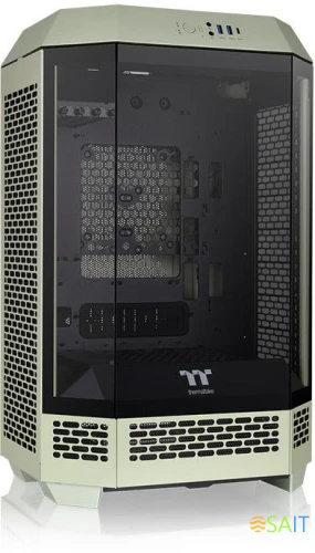 Корпус Thermaltake The Tower 300 Matcha зеленый без БП mATX 8x120mm 6x140mm 2xUSB3.0 audio bott PSU