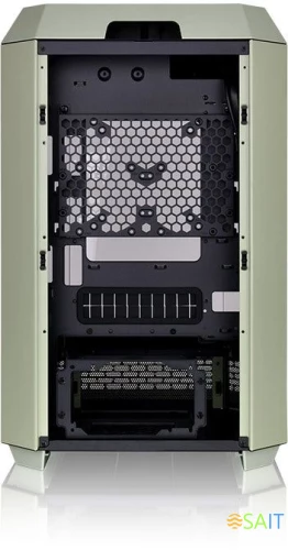 Корпус Thermaltake The Tower 300 Matcha зеленый без БП mATX 8x120mm 6x140mm 2xUSB3.0 audio bott PSU
