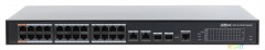 Коммутатор Dahua DH-PFS4226-24ET-360 (L2+) 24x100Мбит/с 2x1Гбит/с 2xКомбо(1000BASE-T/SFP) 22PoE+ 2PoE++ 360W управляемый