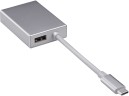 Адаптер Buro BHP miniDisplayPort (f)-USB Type-C (m) 0.1м серебристый
