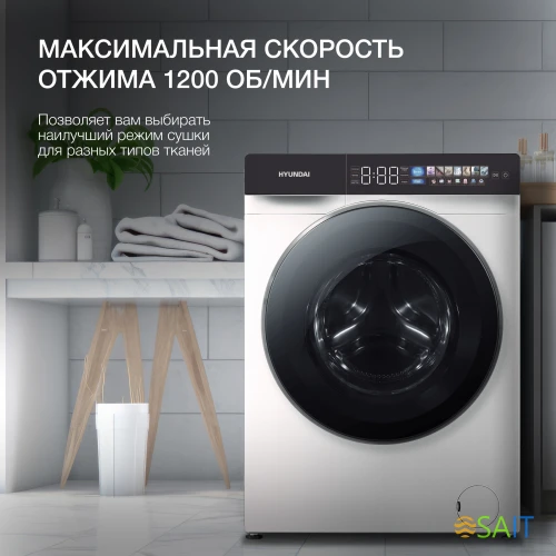 Стиральная машина Hyundai WFE9229 класс: A+++ загр.фронтальная макс.:10кг белый инвертор