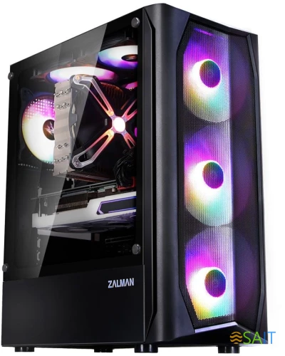 Корпус Zalman N4 REV.1 черный без БП ATX 5x120mm 2x180mm 2xUSB2.0 1xUSB3.0 audio bott PSU