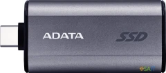 Накопитель SSD A-Data USB3.2 Gen2 500GB SC750-500G-CCBK SC750 серый