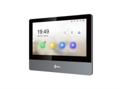 Видеодомофон Hikvision DS-KH8350-WTE1 серебристый