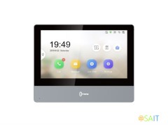 Видеодомофон Hikvision DS-KH8350-WTE1 серебристый