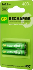 Аккумулятор GP Smart Energy 40AAAHCV-2CRSBC2 AAA NiMH 400mAh (2шт)