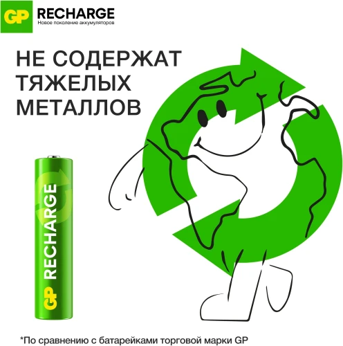 Аккумулятор GP Smart Energy 40AAAHCV-2CRSBC2 AAA NiMH 400mAh (2шт)