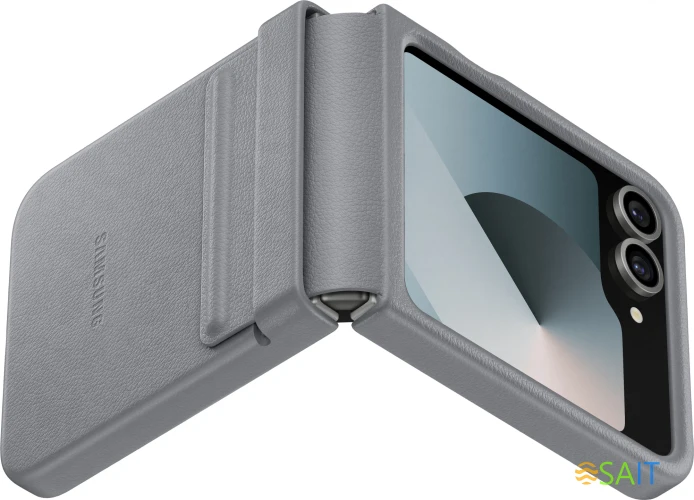 Чехол (клип-кейс) Samsung для Samsung Galaxy Z Flip6 Kindsuit Case Flip 6 (F741) серый (EF-VF741PJEGRU)