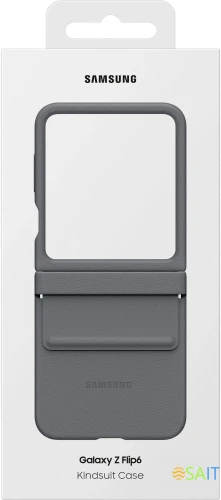 Чехол (клип-кейс) Samsung для Samsung Galaxy Z Flip6 Kindsuit Case Flip 6 (F741) серый (EF-VF741PJEGRU)