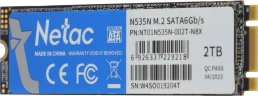Накопитель SSD Netac SATA-III 2TB NT01N535N-002T-N8X N535N M.2 2280
