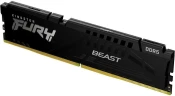 Память DDR5 16GB 6400MHz Kingston KF564C32BBE-16 Fury Beast Black Expo RTL Gaming PC5-51200 CL32 DIMM 288-pin 1.4В single rank с радиатором Ret