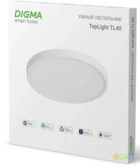Умный светильник Digma TopLight TL40 потолоч. белый (TL40)