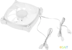 Вентилятор для корпуса Accord ACC-U12 ARGB 120х120x25 белый 4-pin 27дБ (ACC-U12 ARGB WHITE) brown box