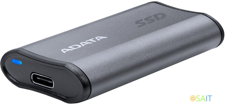 Накопитель SSD A-Data USB-C 1Tb AELI-SE880-1TCGY SE880 2.5" серый