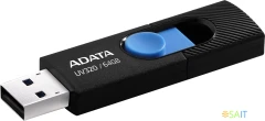 Флеш Диск A-Data 64Gb UV320 AUV320-64G-RBKBL USB3.2 черный