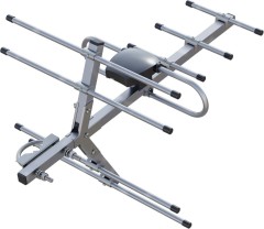 Антенна телевизионная Рэмо BAS-1106-DX Парус 32дБ активная серебристый