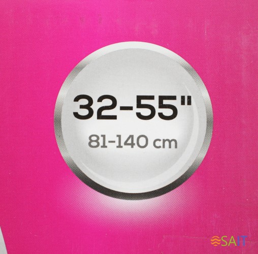 Кронштейн для телевизора Ultramounts UM812F черный 32"-55" макс.35кг настенный фиксированный