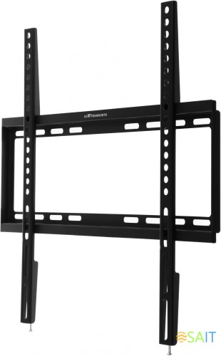 Кронштейн для телевизора Ultramounts UM812F черный 32"-55" макс.35кг настенный фиксированный