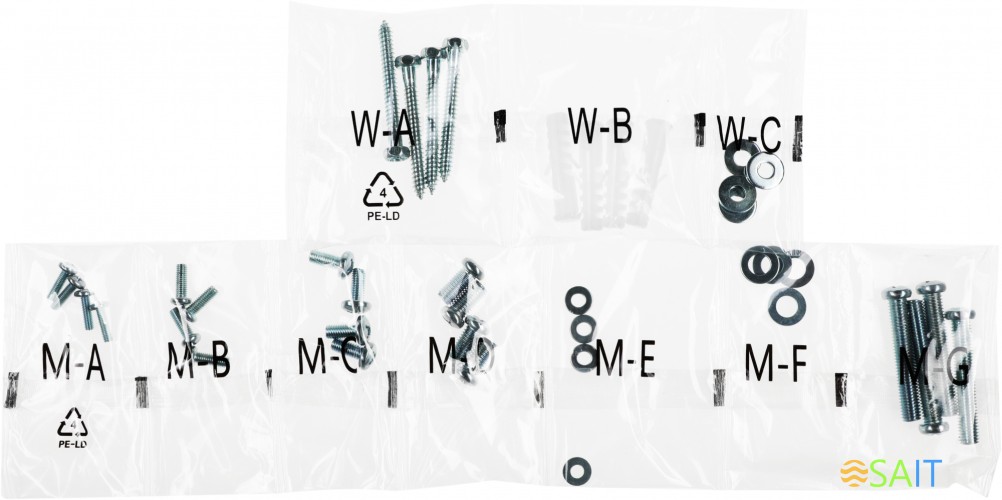 Кронштейн для телевизора Ultramounts UM812F черный 32"-55" макс.35кг настенный фиксированный