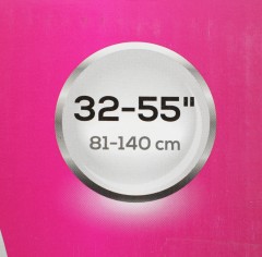 Кронштейн для телевизора Ultramounts UM812F черный 32"-55" макс.35кг настенный фиксированный