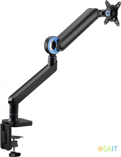 Кронштейн для мониторов Ultramounts UM719B черный 17"-35" макс.10.5кг крепление к столешнице поворот и наклон