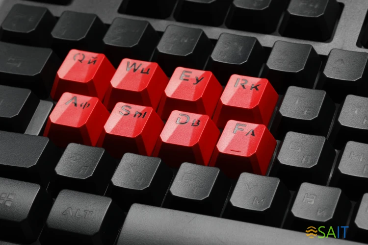 Клавиатура A4Tech Bloody B318 черный USB Multimedia for gamer LED (подставка для запястий) (B318)