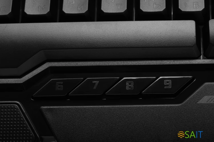 Клавиатура A4Tech Bloody B318 черный USB Multimedia for gamer LED (подставка для запястий) (B318)