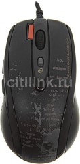 Мышь A4Tech V-Track F5 черный/рисунок оптическая 3000dpi USB 6but