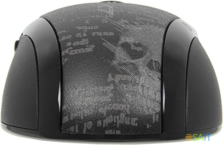 Мышь A4Tech V-Track F5 черный/рисунок оптическая 3000dpi USB 6but