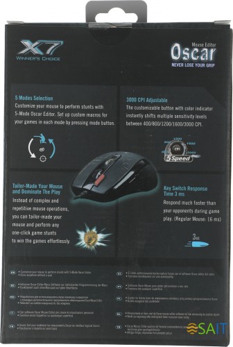 Мышь A4Tech V-Track F5 черный/рисунок оптическая 3000dpi USB 6but