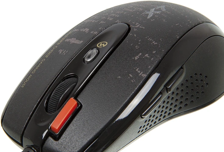 Мышь A4Tech V-Track F5 черный/рисунок оптическая 3000dpi USB 6but