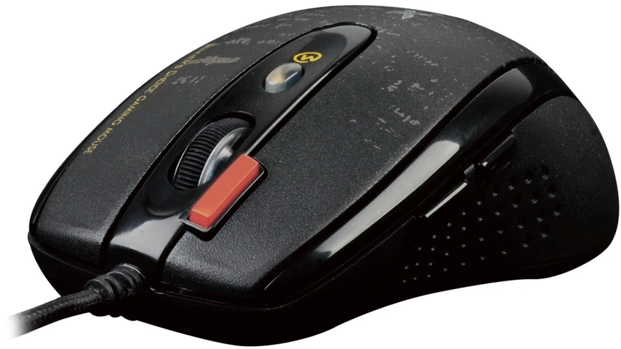 Мышь A4Tech V-Track F5 черный/рисунок оптическая 3000dpi USB 6but