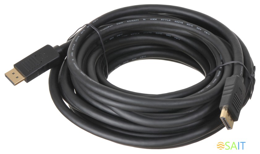 Кабель аудио-видео Buro V1.4 DisplayPort (m)/DisplayPort (m) 10м. черный (BHP-DPP-1.4-10)