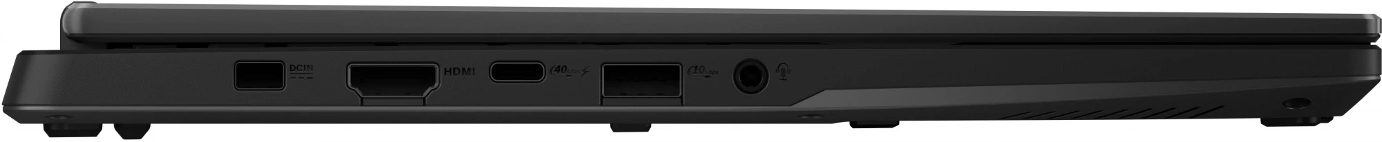 Ноутбук Asus TUF Gaming A14 FA401UU-RG052 Ryzen 7 8845HS 16Gb SSD512Gb NVIDIA GeForce RTX4050 6Gb 14" IPS 2.5K (2560x1600) noOS grey WiFi BT Cam (90NR0JD1-M00320)