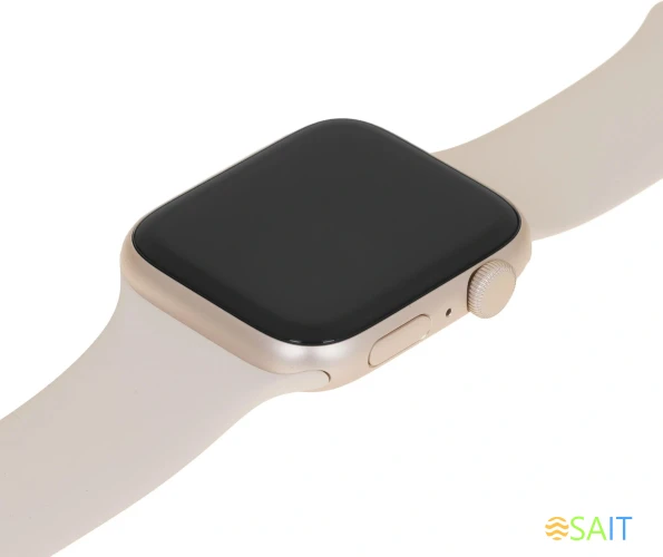 Смарт-часы Apple Watch SE 3 2025 A3325 44мм OLED корп.сияющая звезда Sport Band рем.сияющая звезда разм.брасл.:M/L (MEHJ4LW/A)