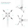 Кронштейн потолочный для проектора ONKRON ONKRON K5A WHITE
