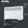 Конвектор Domfy DCW-CH1010 1000Вт белый