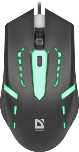 Defender Проводная оптическая мышь Hit MB-601 7цветов,4кнопки,800-1200dpi Defender Hit MB-601