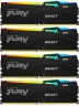 Память DDR5 4x32GB 5600MHz Kingston KF556C40BBAK4-128 Fury Beast Black RGB RTL Gaming PC5-44800 CL40 DIMM 288-pin 1.25В dual rank с радиатором Ret