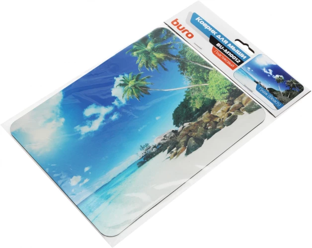 Коврик для мыши Buro BU-M10012 Мини рисунок/пляж 230x180x2мм