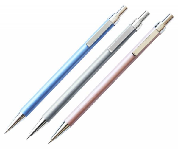 Карандаш мех. Deli 6493 0.7мм металл ассорти дисплей