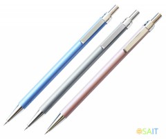 Карандаш мех. Deli 6493 0.7мм металл ассорти дисплей