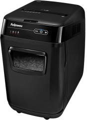 Шредер Fellowes® AutoMax® 200C, автоподача, DIN P-4, 4х38мм, 200 лст. авто, 10 ручн., 32 лтр., автор, шт Fellowes AutoMax 200C