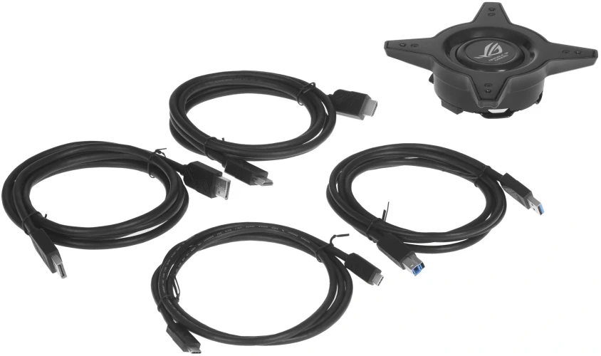 Монитор Asus 26.5" ROG Strix XG27ACDNG черный QD OLED LED 0.03ms 16:9 HDMI глянцевая HAS Piv 450cd 178гр/178гр 2560x1440 360Hz DP 2K USB 7.44кг