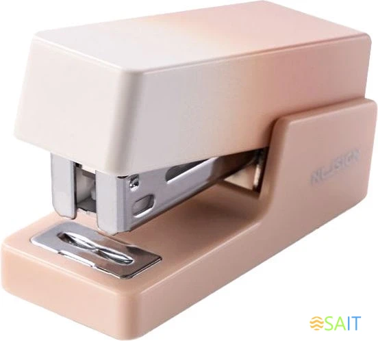 Степлер мини Deli NS083Apink Nusign 24/6 26/6 (12листов) розовый 40скоб металл/пластик